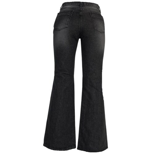 Jeans Dama Flear Negro Jeanious