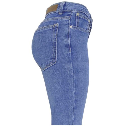 Jeans Corte Boot Cut Cintura Alta