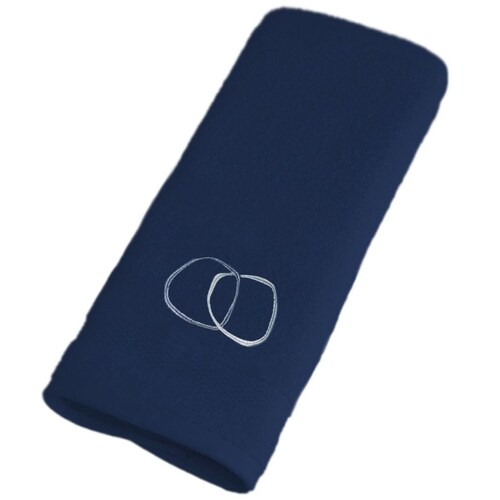 Toalla Facial Rings Marino 34X34 Cm 60 Gr Raya