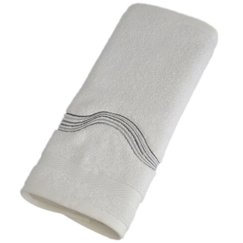 Toalla Facial Wave Blanco 34X34 Cm 60 Gr Raya
