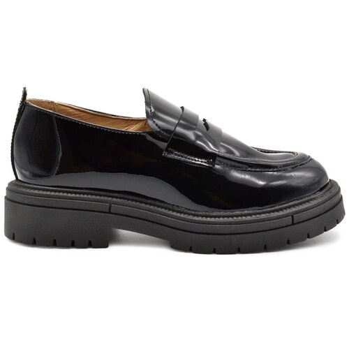 Mocasín Elefante Charol con Antifaz 18-22 Negro
