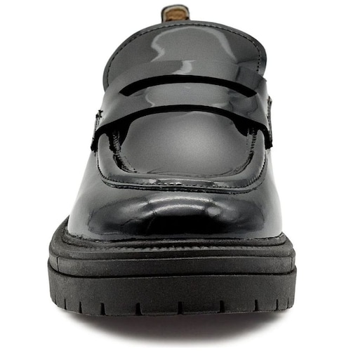 Mocasín Elefante Charol con Antifaz 18-22 Negro