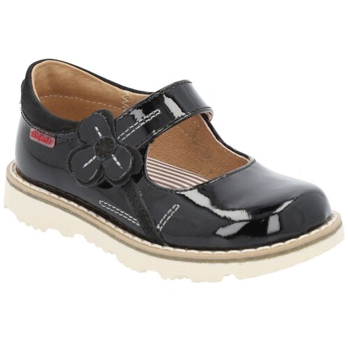 Zapato Elefante Charol Velcro 14-16 Negro