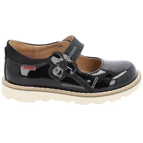 Zapato Elefante Charol Velcro 14-16 Negro