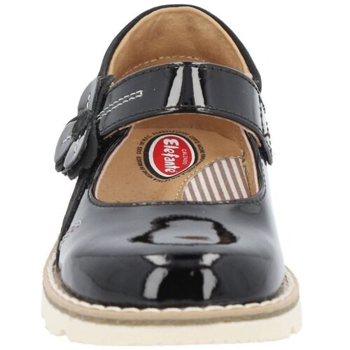 Zapato Elefante Charol Velcro 14-16 Negro