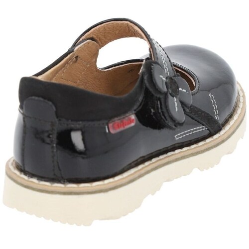 Zapato Elefante Charol Velcro 14-16 Negro