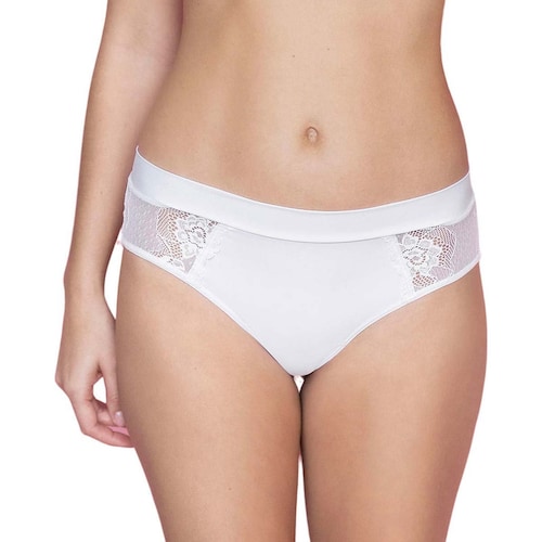 Panty Cachetero Detalles en Encaje Leonisa