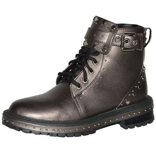 Bota Café con Estoperoles Y Hebilla Ajustable Philosophy
