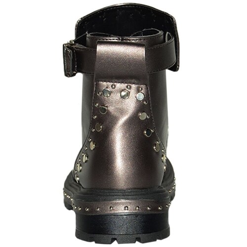 Bota Café con Estoperoles Y Hebilla Ajustable Philosophy