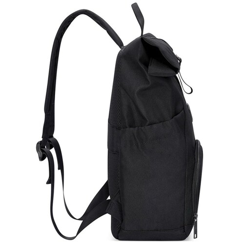 Backpack Citypak Rolltop 15.6" Negro Delsey