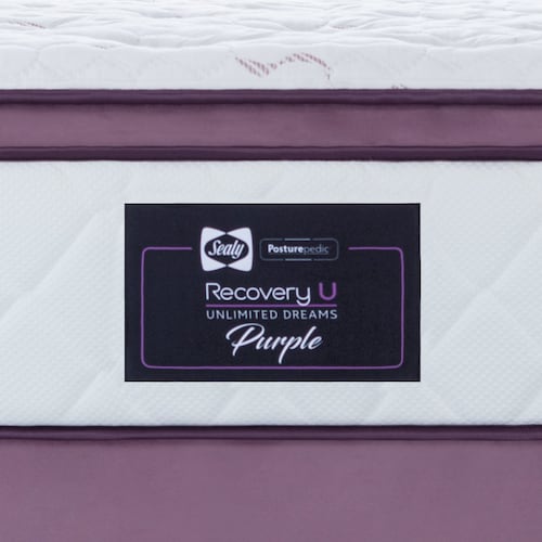 Juego de Colchón y Box King Size Purple Recovery Sealy