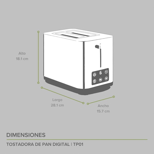 Tostador Digital de Pan Avera