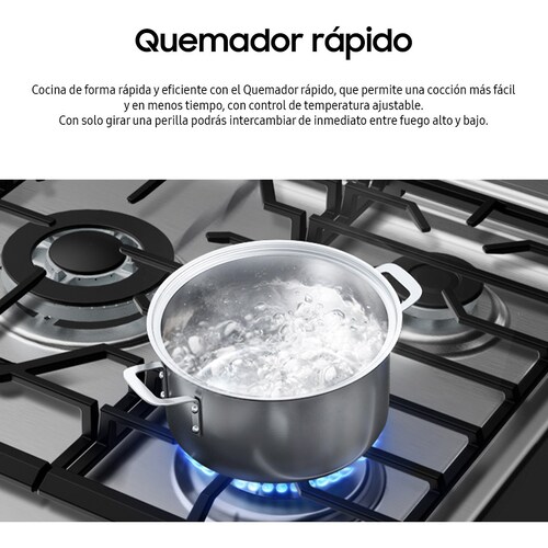 Estufa Samsung 30" Cuft  Nx52D3000Mv/ax