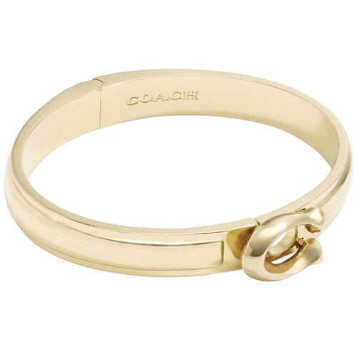 Pulsera Marca Coach Color Oro Acabado Pulido