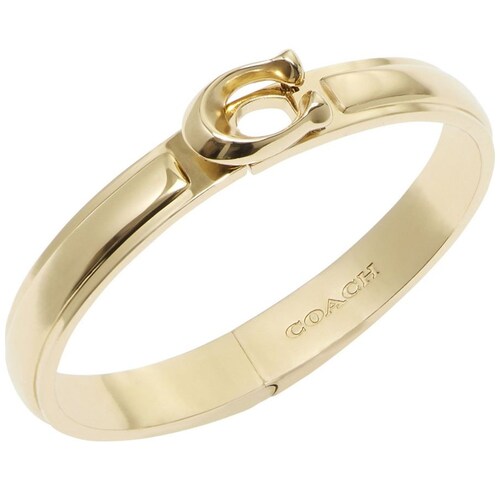 Pulsera Marca Coach Color Oro Acabado Pulido