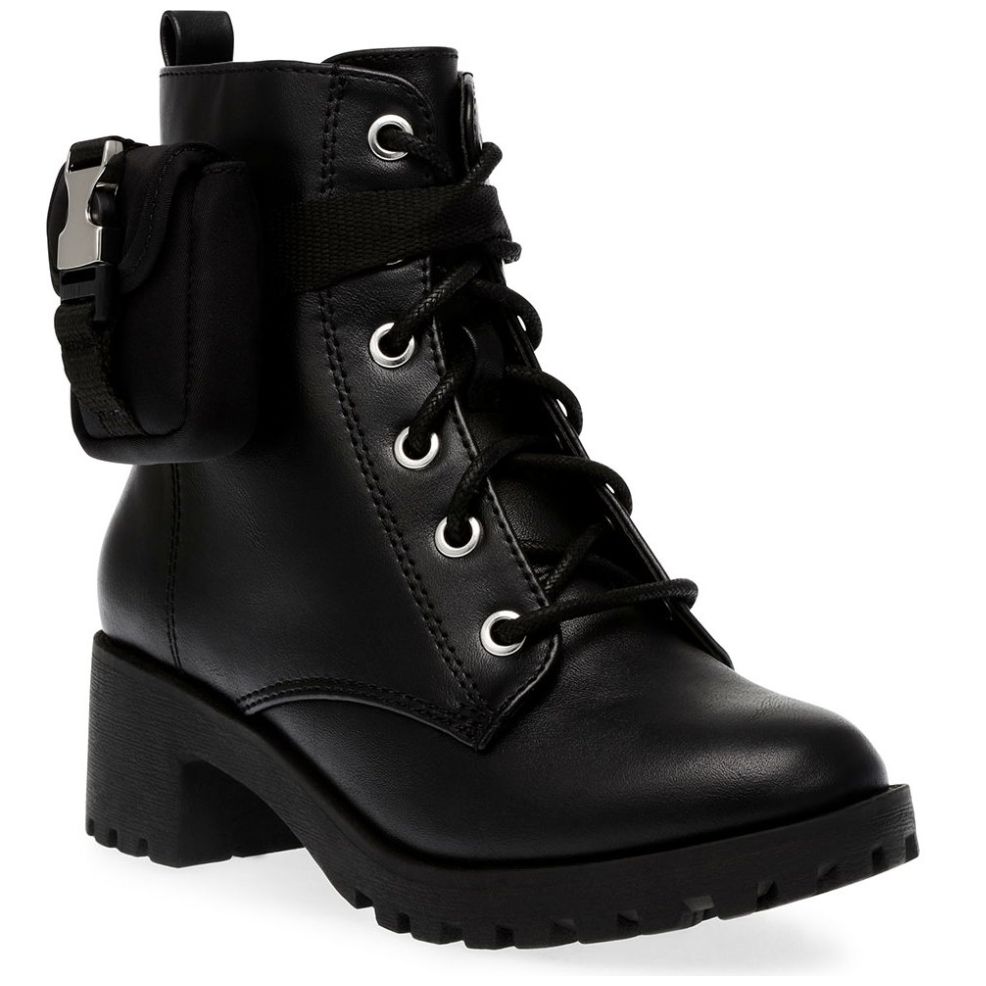 Botin negro best sale steve madden