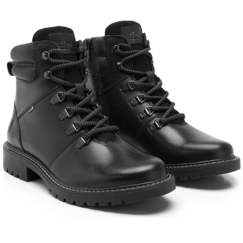 bota negra flexi dama