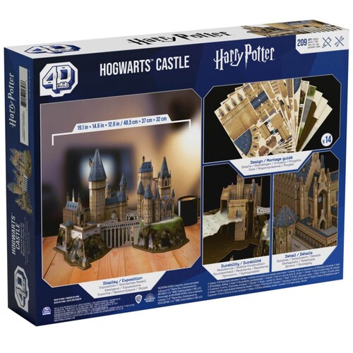 Rompecabezas 4D Castillo de Hogwarts
