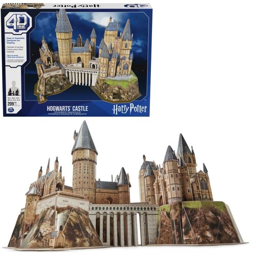 Rompecabezas 4D Castillo de Hogwarts