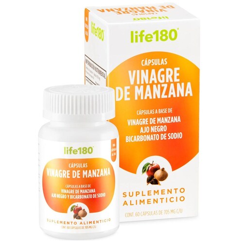 Vinagre de Manzana y Bicarbonato Life 180