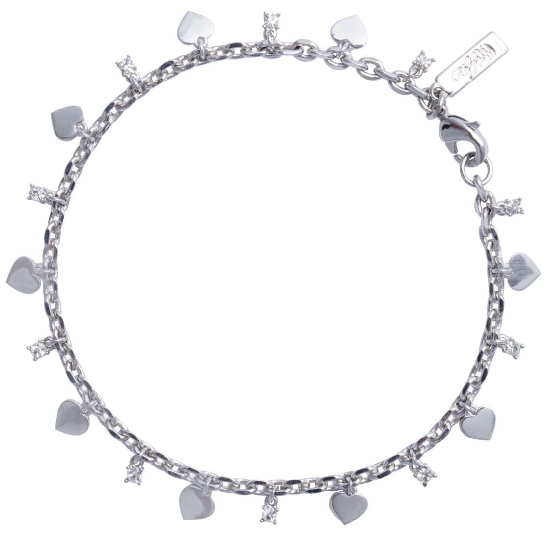 Broche Grande De Perlas Blancas/gris De 14mm Con Circonita Brillante