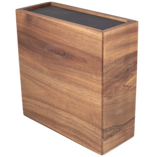 Home Nature Organizador de Madera para Cuchillos 22X9X22 Cm