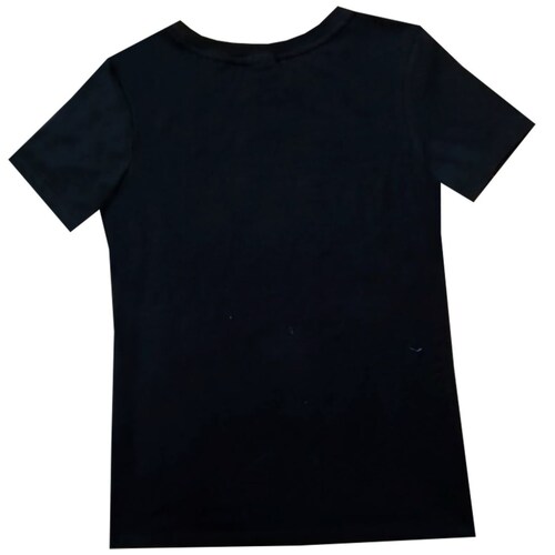 Playera para Niño Manga Corta Negra Silueta Mickey Disney 100