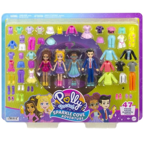 Polly Pocket Accesorios Súper Paquete de Modas Bahía Mágica