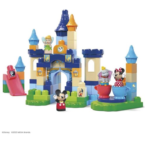 Mega Bloks Disney Construcción Castillo Mágico de Disney