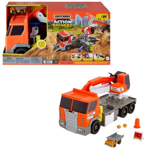 Matchbox Vehículo de Juguete Grúa de Tierra