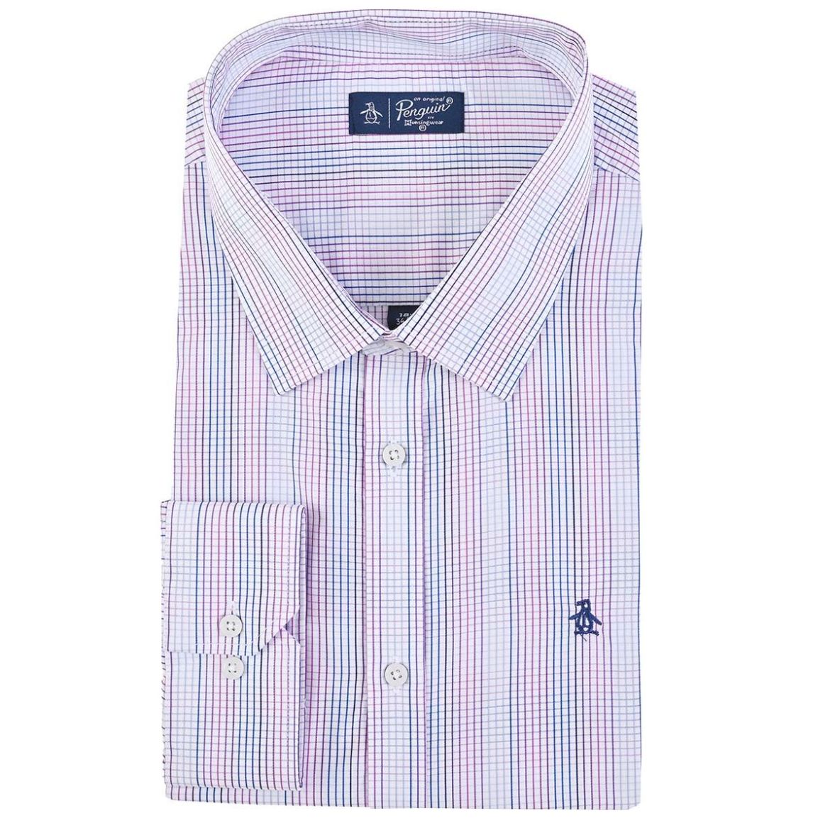 Bambú Camisa Penguin Blanca Camisa Original Penguin Manga Larga A