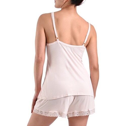 Pijama Encaje Top Y Short Daisy Fuentes