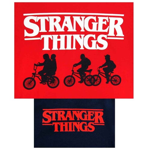 Pijama Stranger Things Playera Manga Larga Pantalón para Hombre