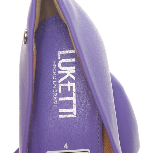 Zapatilla con Tacón Transparente Luketti