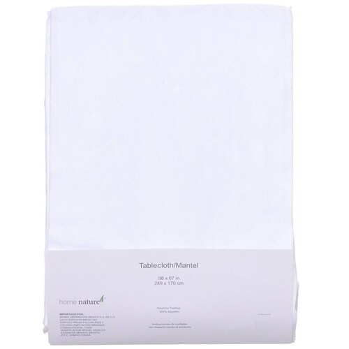 Mantel Rectangular Blanco Home Nature