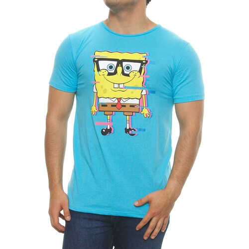 Playera Manga Corta para Hombre Bob Esponja