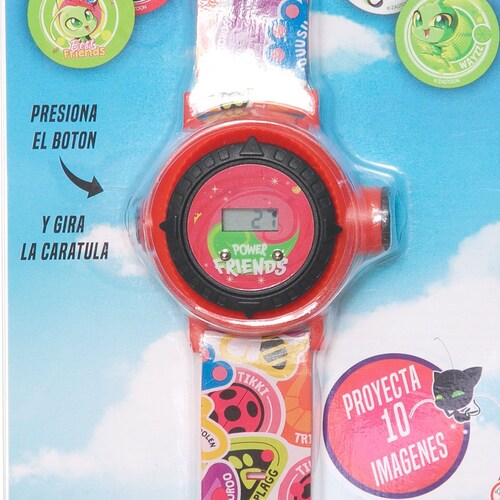 Reloj Proyector Ladybug Power Friends