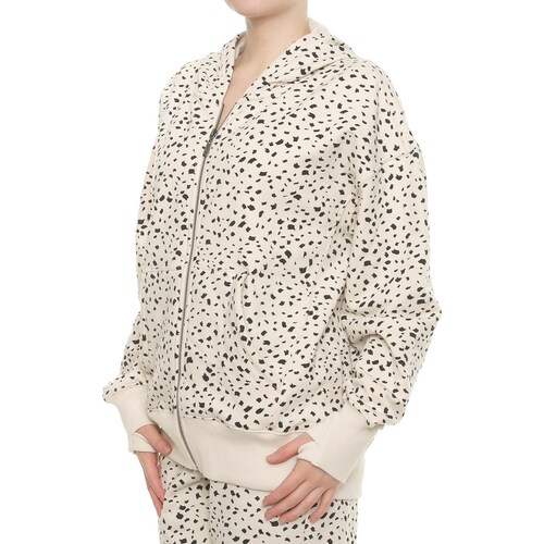 Sudadera Fit Diseño con Puntos para Mujer