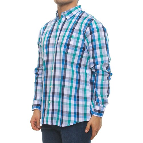 Camisa Cuadros Verde para Hombre Polo Club