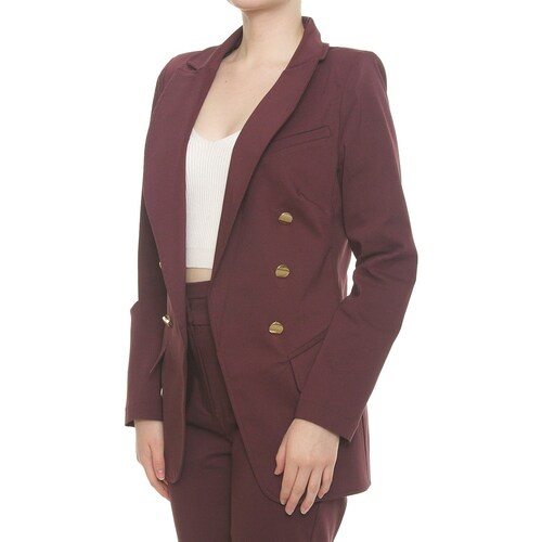 Saco Liso con Solapa para Dama Apostrophe