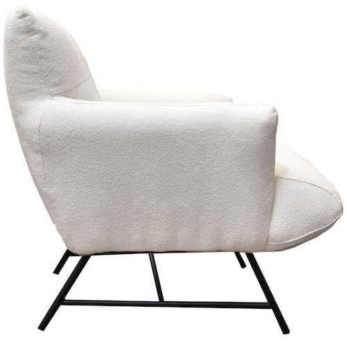 Sillón Ocasional Jack Tela Blanco Liz