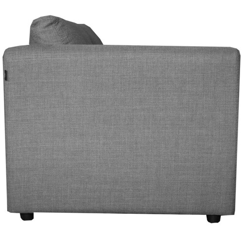 Sofá Izquierdo Cozy Tela Gris Liz