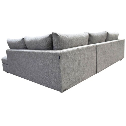 Sala Modular 2 Piezas Derecha Likens Tela Gris Liz