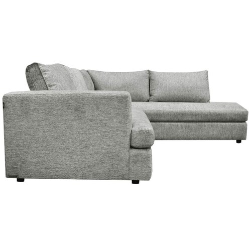 Sala Modular 2 Piezas Derecha Likens Tela Gris Liz