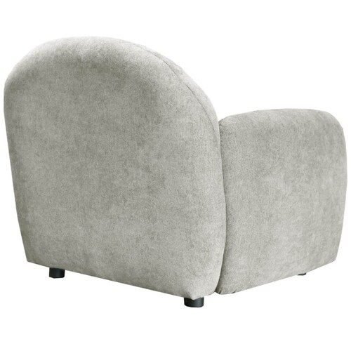 Sillón Individual Brazo Izquierdo Verri Tela Gris Liz