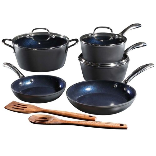 Batería Kenmore 10 Piezas Cerámica Azul