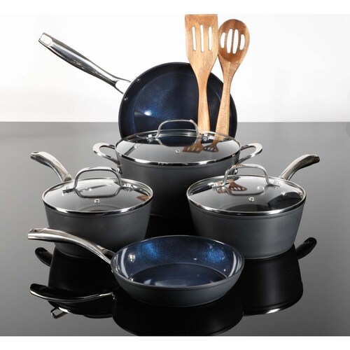 Batería Kenmore 10 Piezas Cerámica Azul