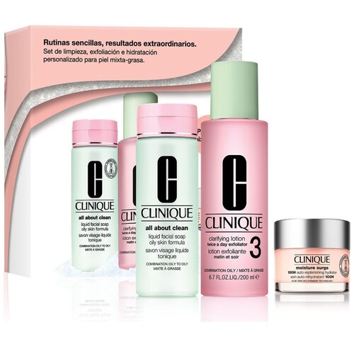 Set Tratamiento para Rostro Clinique 3 Pasos Piel Iii/iv