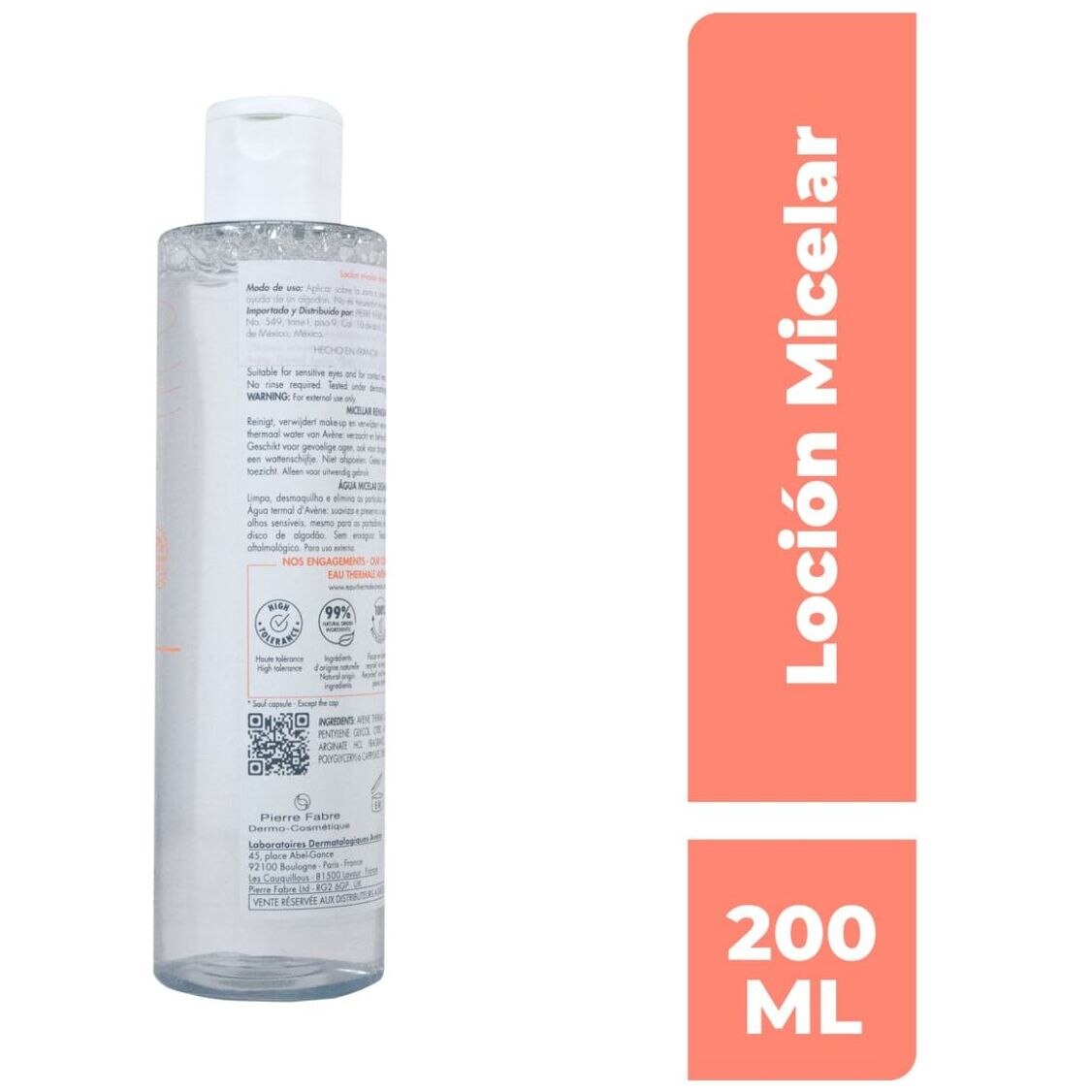 Avène Agua Micelar Desmaquillante 200 ml image number 1