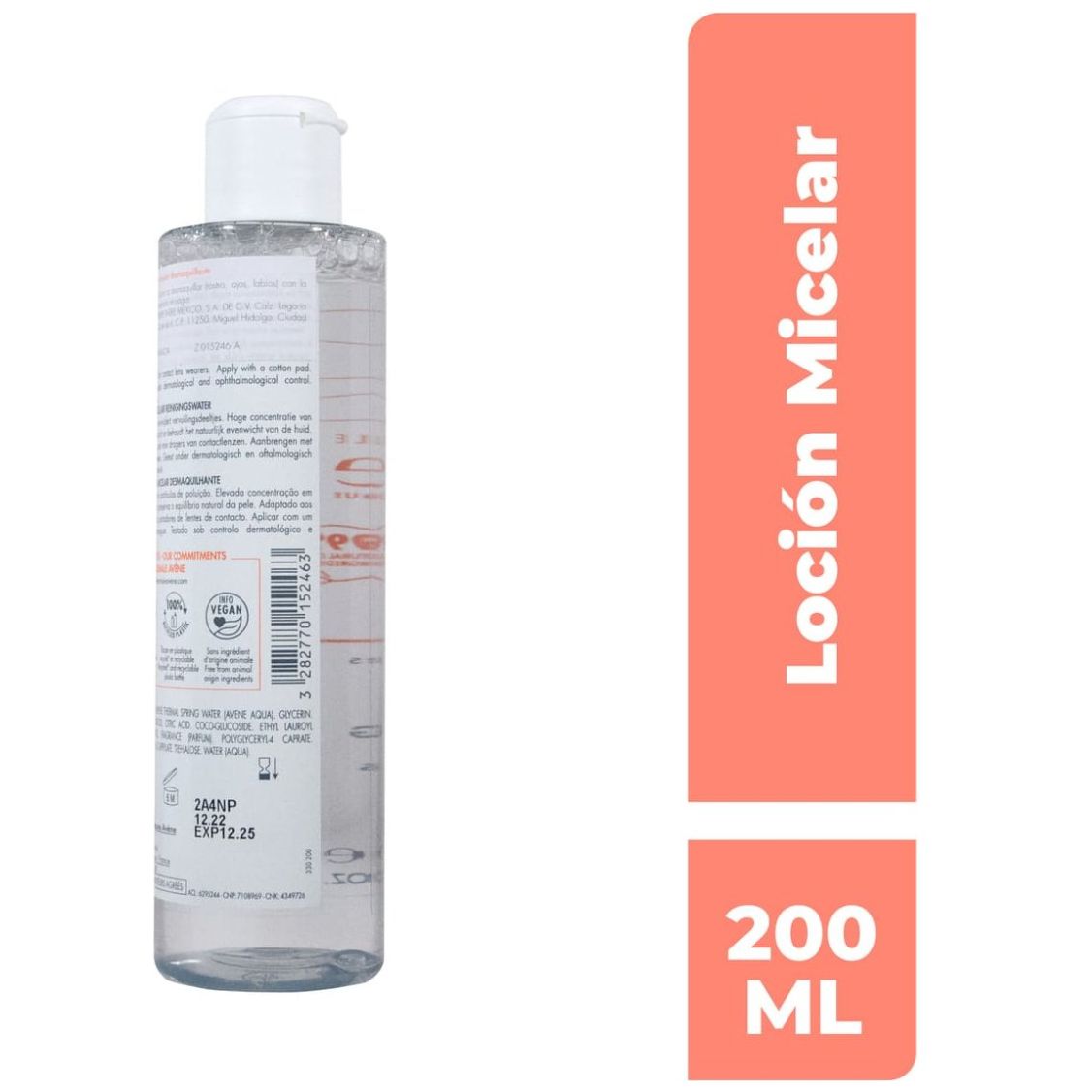 Avène Agua Micelar Desmaquillante 200 ml image number 3